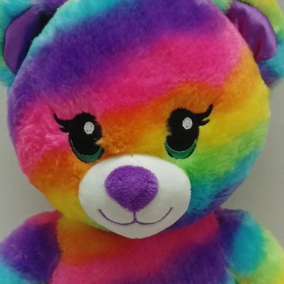 Build a Bear Rainbow Kitty Cat 15" Plush Stuffed - Picture 3 of 7